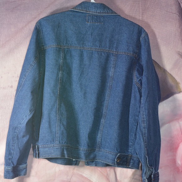 EMBROIDERED JEAN JACKET SZ 16 - Picture 3 of 3